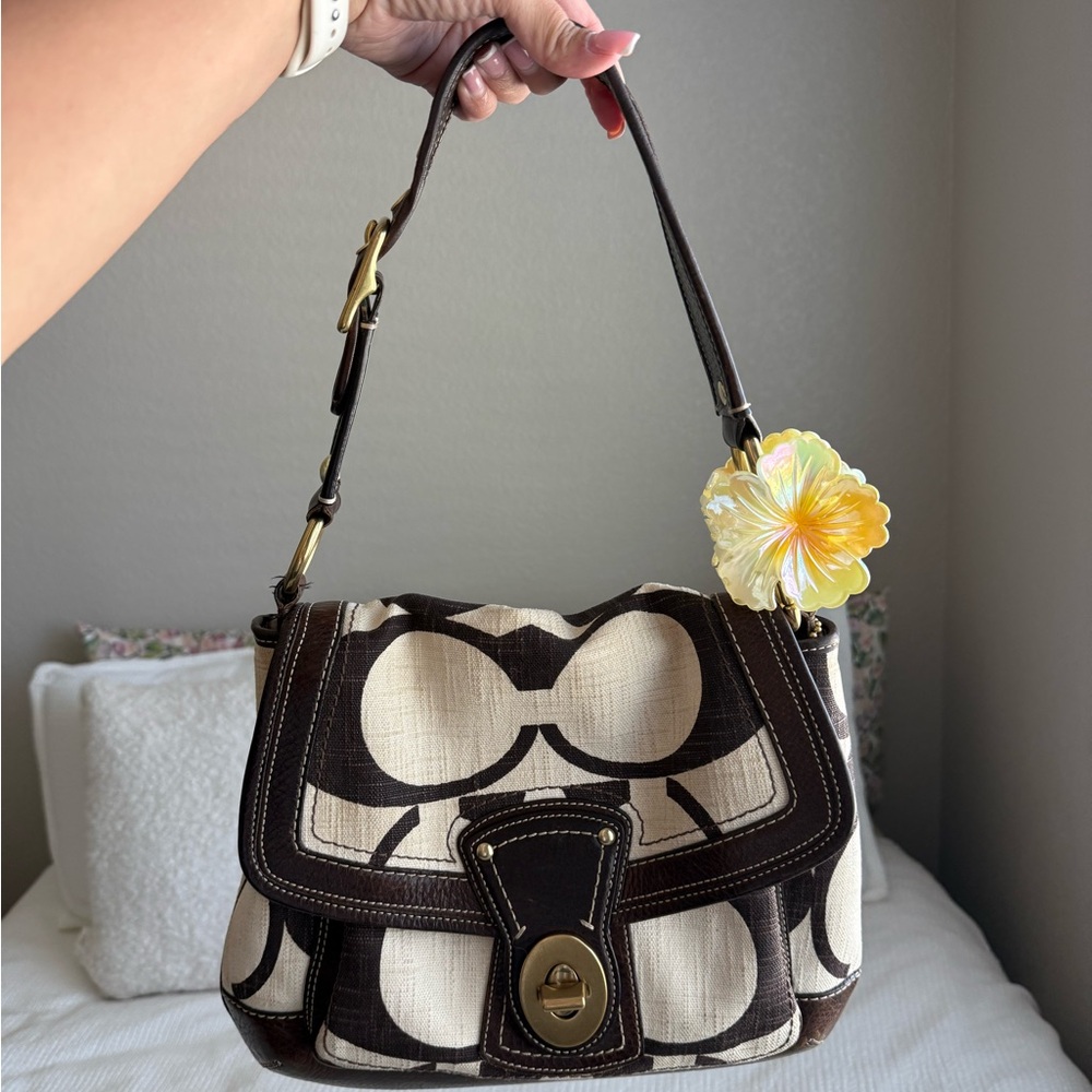 Coach Brown legacy purse